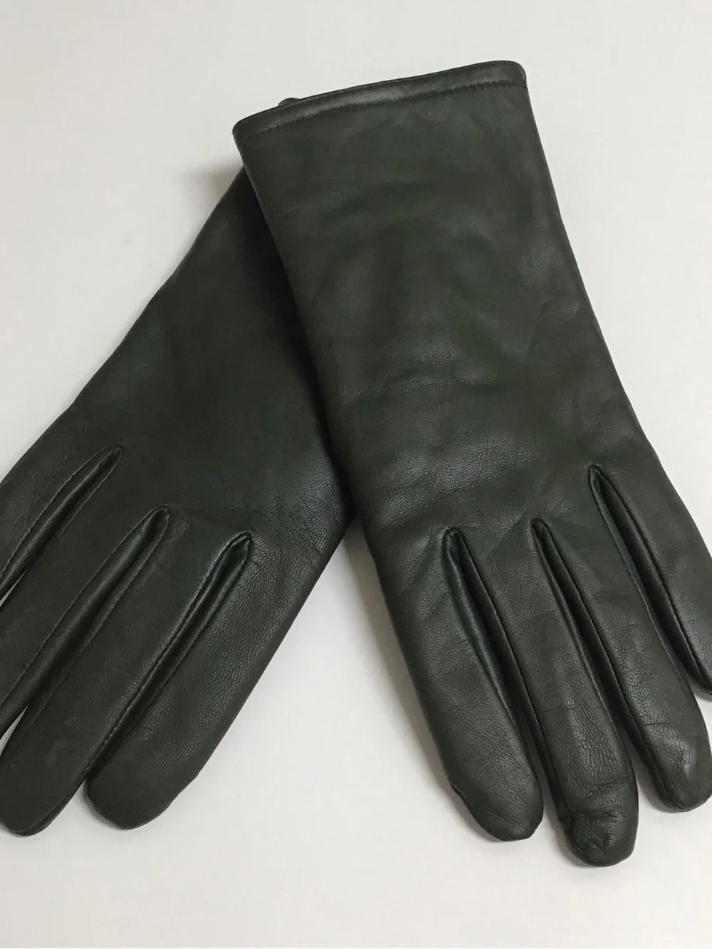 Thinsulate Green Leather Gloves Women XL Green 3M Insulated SOFT Classic Tag NEW
